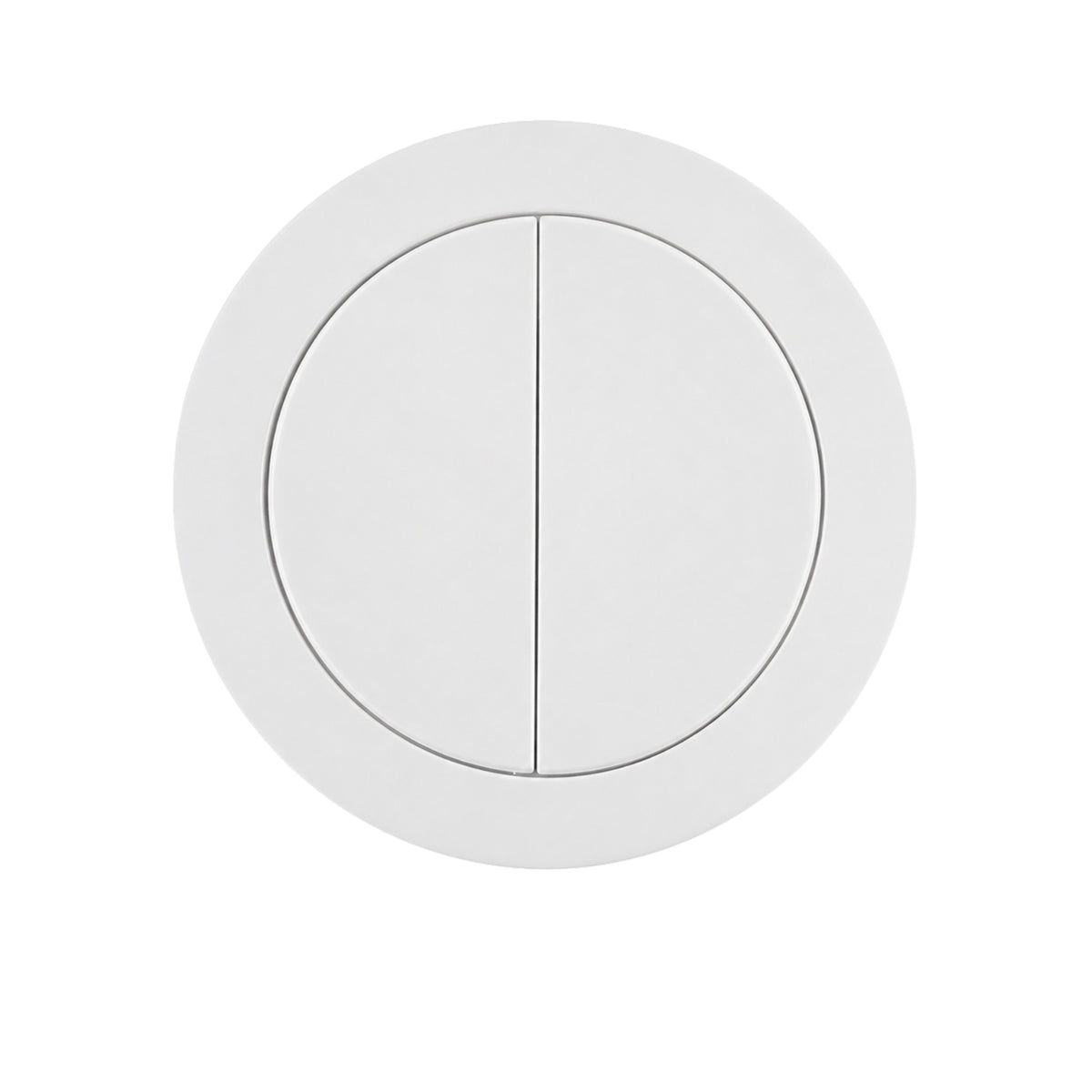 Turner Hastings Round Flush button - White THSP080