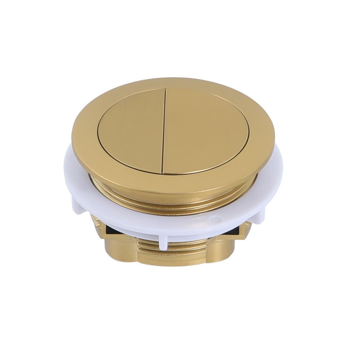 Turner Hastings Round Flush Buttons - Brushed Brass THSP021 - The Blue Space