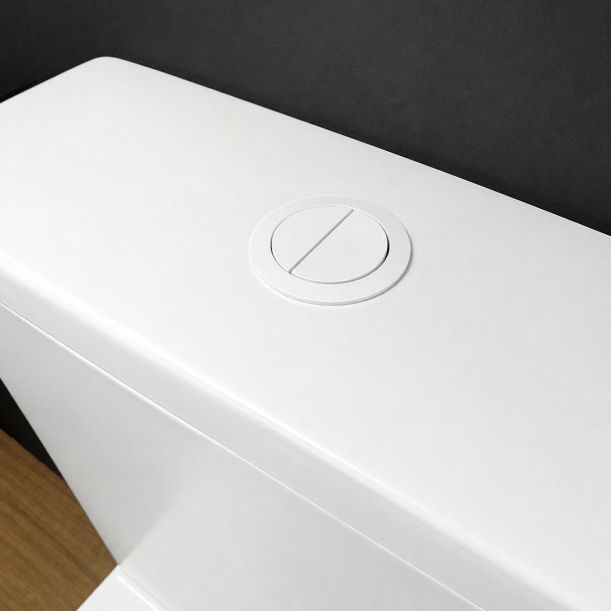 Lifestyle Turner Hastings Round Flush button - White THSP080
