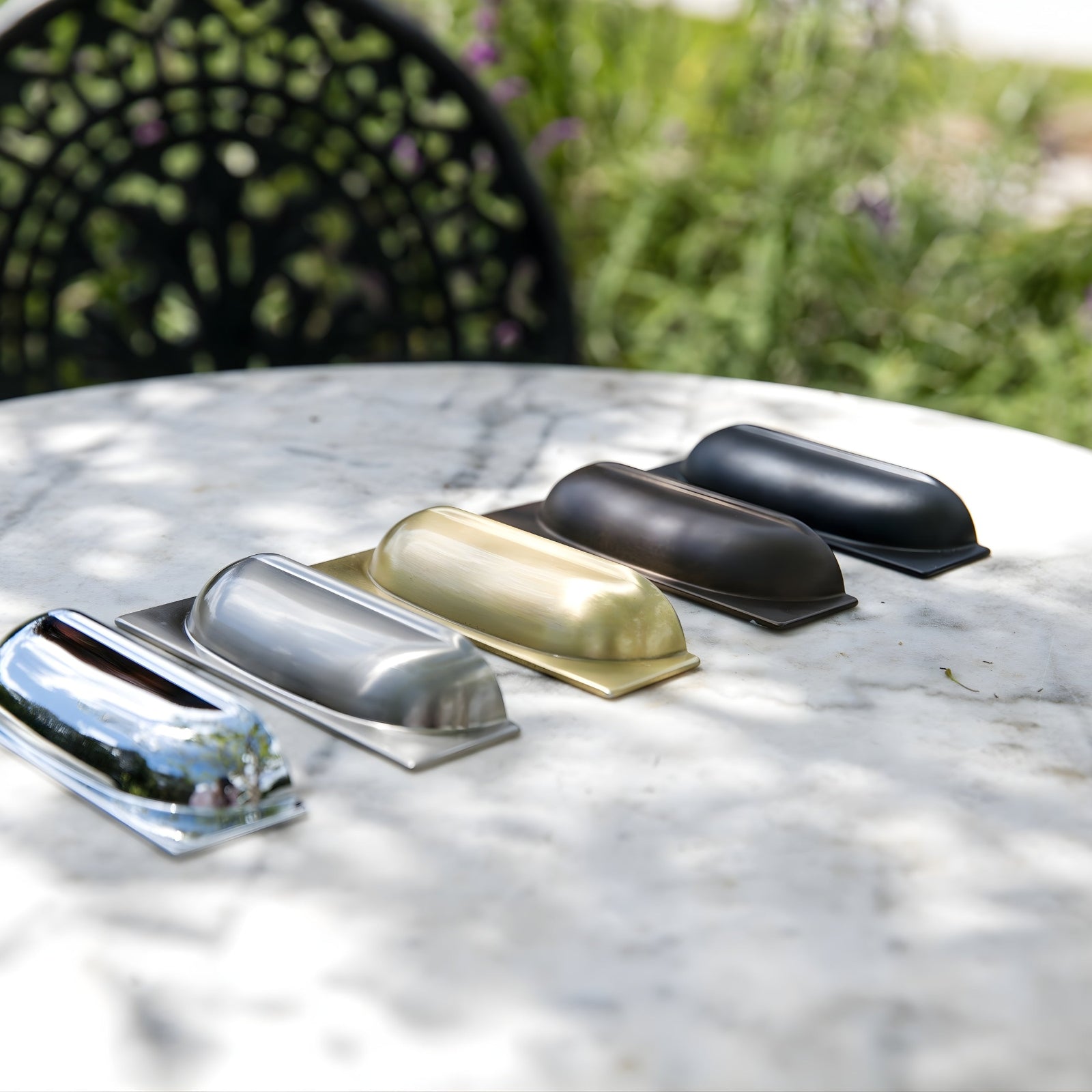 All Finishes  Turner Hastings Verese 96mm Cup Pull Handle  Chrome VS96CB-CH - The Blue Space