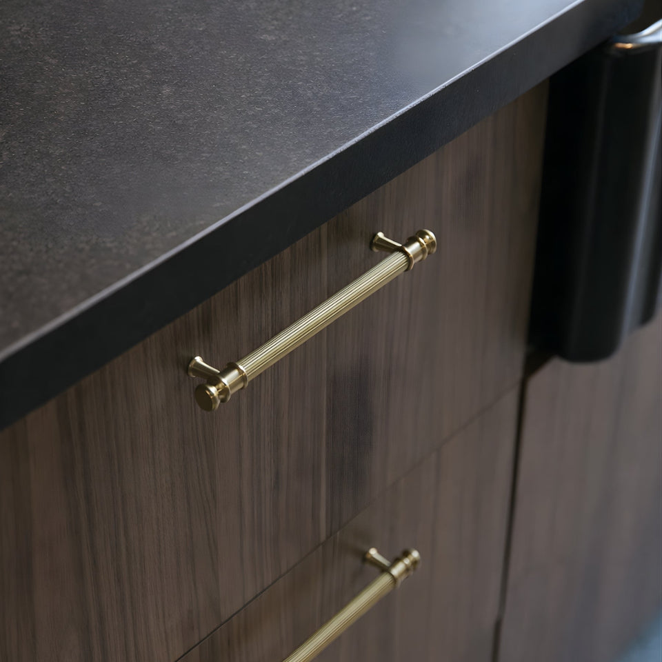 Turner Hastings Verona 128mm Pull Handle Brushed Brass