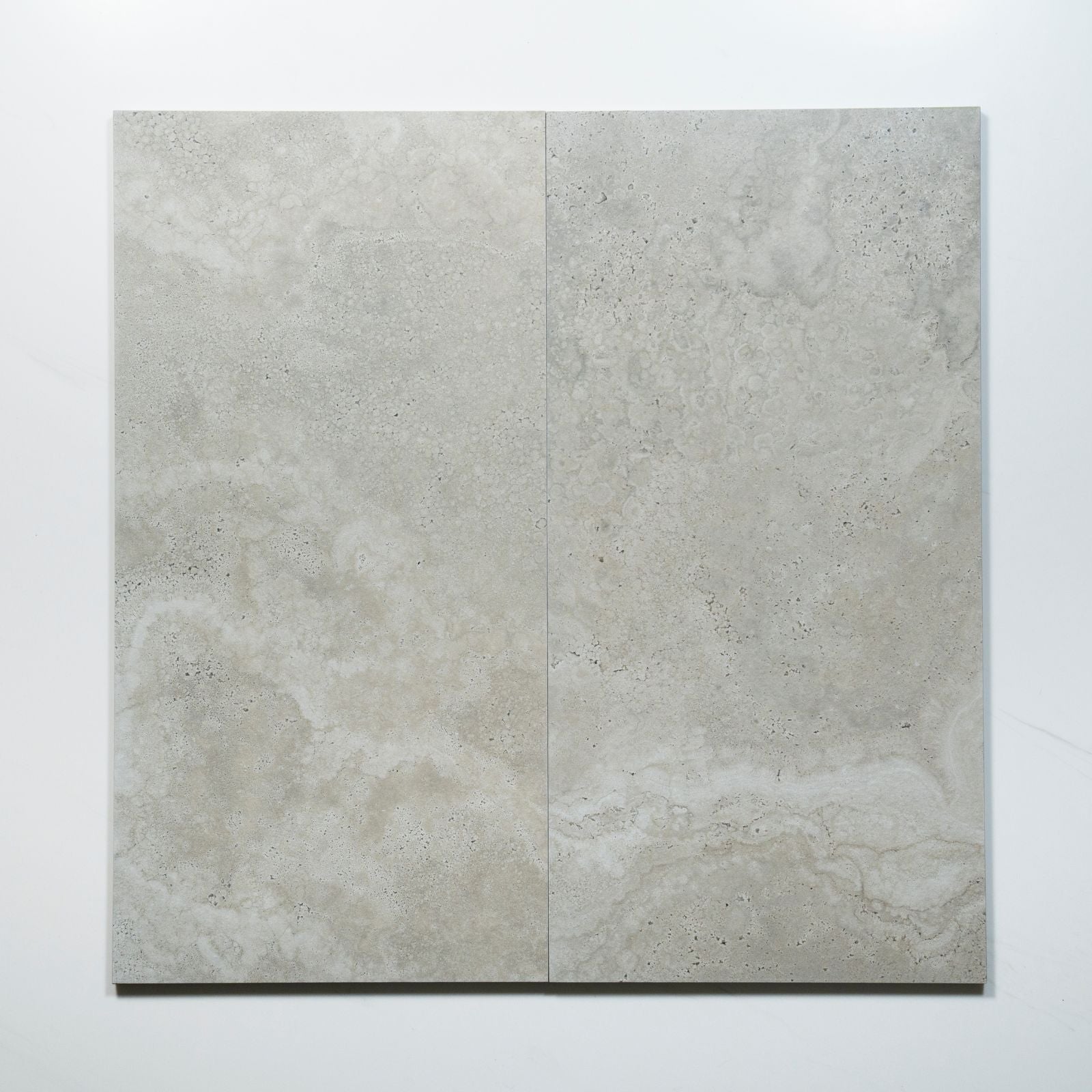 Pattern No Hand Tuscan Grey Travertine Look Tile 300mm x 600mm 36CRWSVM - The Blue Space