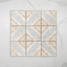 Valencia Retro Decor Matt P4 Cushioned Edge Porcelain Tile 150x150mm Online at the Blue space