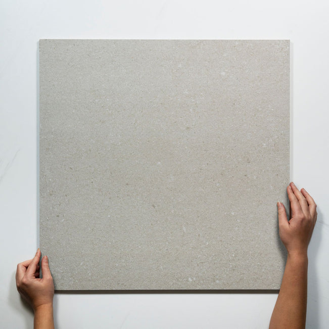 Vela Greige Matte Porcelain Tile 600 x 600mm