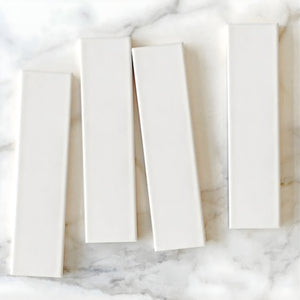 White Bella Subway Tile Gloss 65 x 265 x 7mm Ceramic