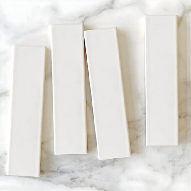 White Bella Subway Tile Gloss 65 x 265 x 7mm Ceramic 265PETWHG - The Blue Space