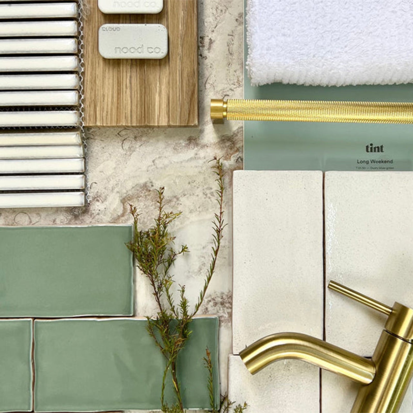 Sample Pack White Dianna Hand Made Subway Tile 75 x 150 x 9mm Spanish Ceramic  | The Blue Space