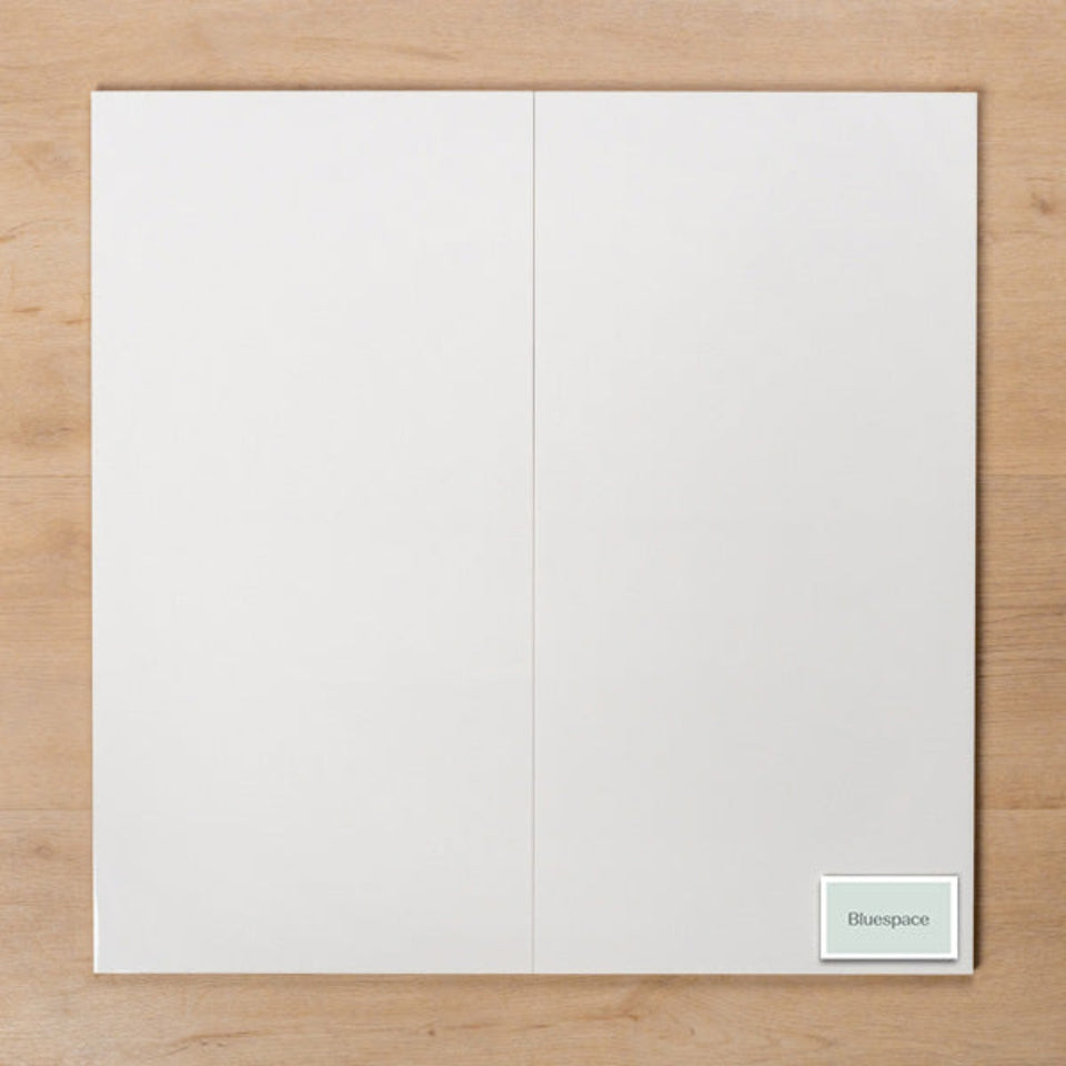 White Gemma Tile Rectified Matt 300 x 600 x 9mm Ceramic
