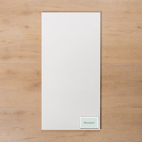 Single White Gemma Tile Rectified Matt 300 x 600 x 9mm Ceramic 36WHMPRO - The Blue Space