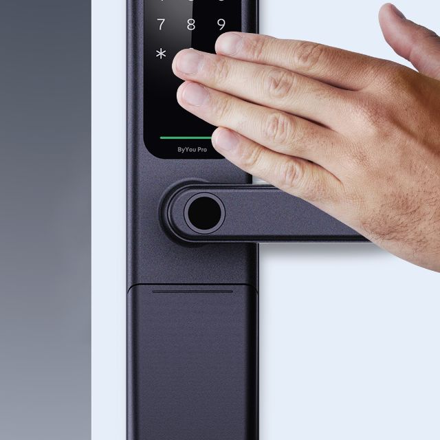 With Hand Yale ByYou Pro Mortise Lock Matte Black YBYM/60/HK - The Blue Space 