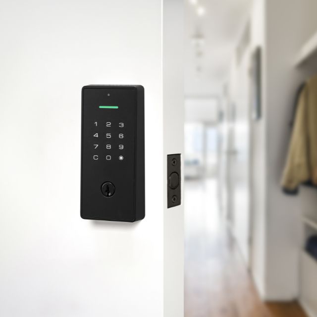 Lifestyle Yale Libi Digital Deadbolt Keyed Matte Black YLBD226NRMBK - The Blue Space