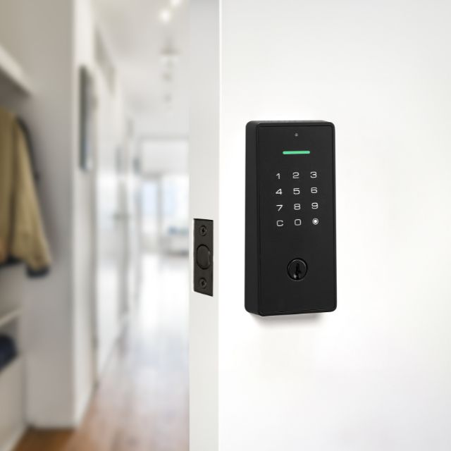 Lifestyle Yale Libi Digital Deadbolt Keyed Matte Black YLBD226NRMBK - The Blue Space