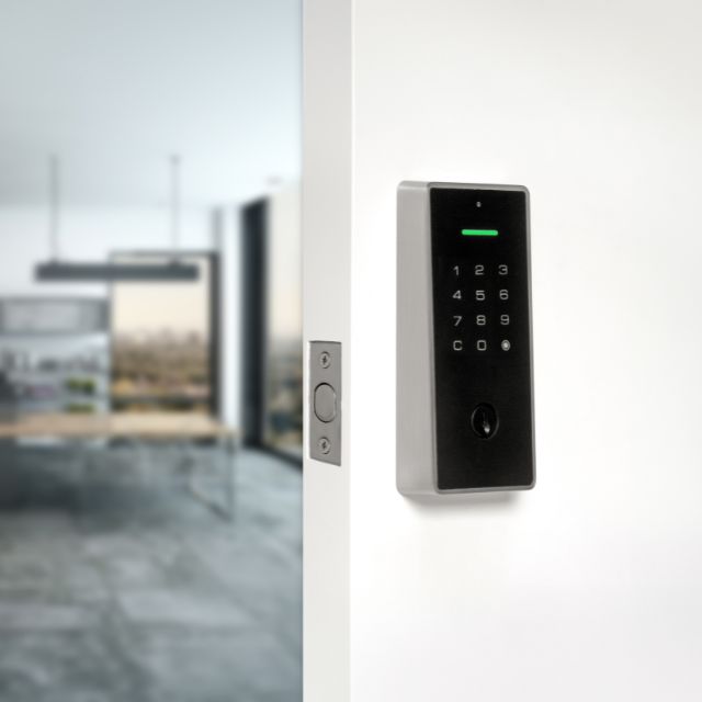 Lifestyle Yale Libi Digital Deadbolt Keyed Satin Nickel YLBD226NRSN - The Blue Space