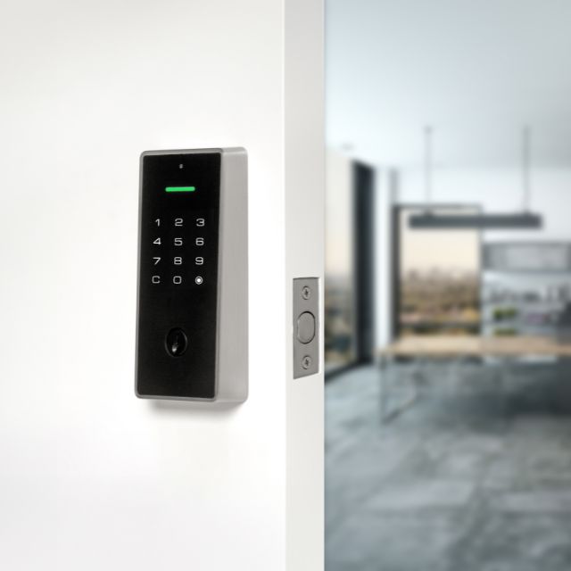 Lifestyle Yale Libi Digital Deadbolt Keyed Satin Nickel  YLBD226NRSN - The Blue Space