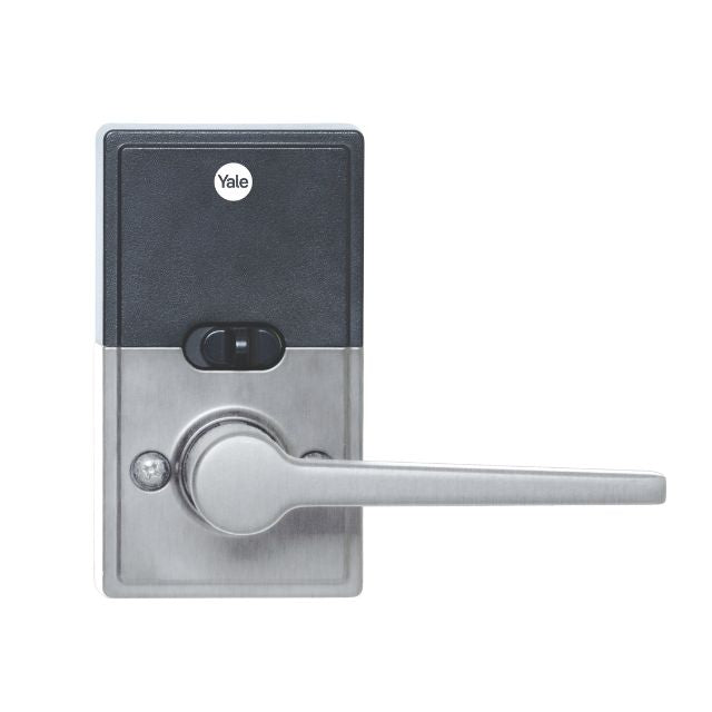 Yale Libi Digital Lever Keyed Satin Nickel