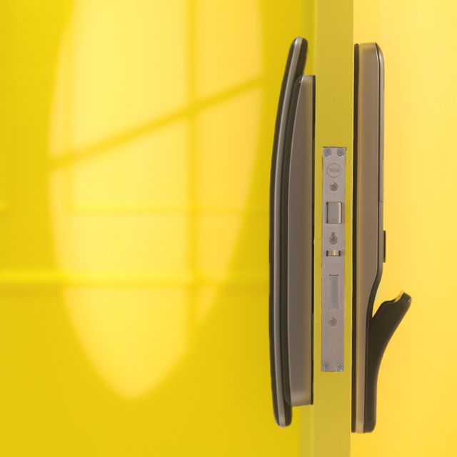 Yale Luna Pro+ Smart Push/Pull Mortice Lock with Yale Home Module Graphite