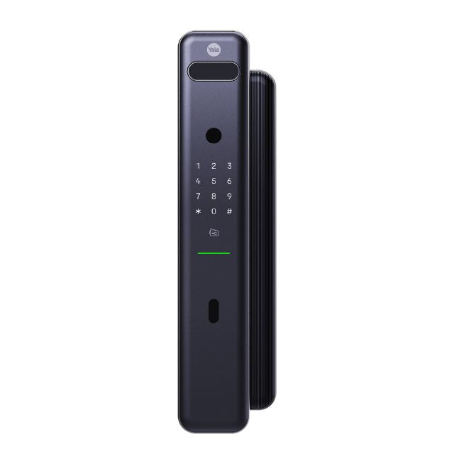 Yale Luna Pro+ Smart Push/Pull Mortice Lock with Yale Home Module Graphite