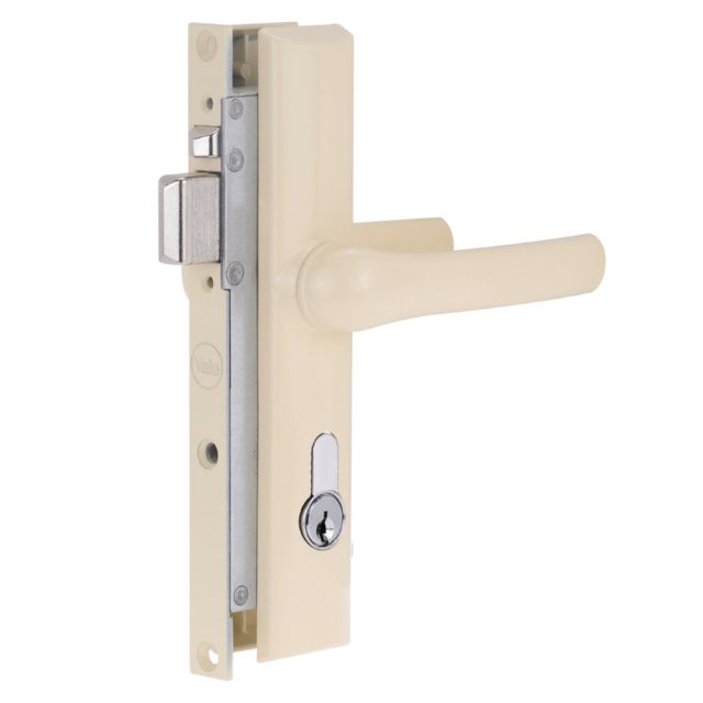 Exterior Yale Quattro Hinged Security Door Lock Brown Y8104PRMDP- The Blue Space