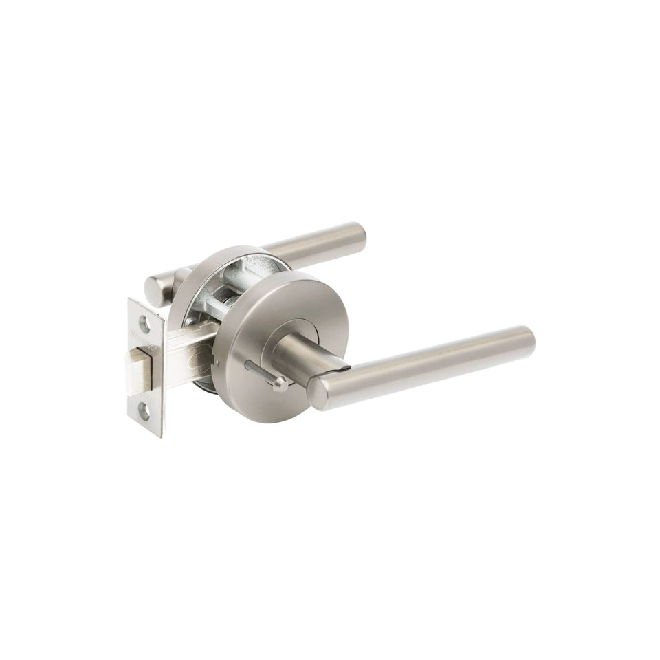 Zanda Baxter Privacy Set Brushed Nickel