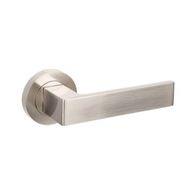 Zanda Boston Entrance Set 70mm Key/Turn Brushed Nickel