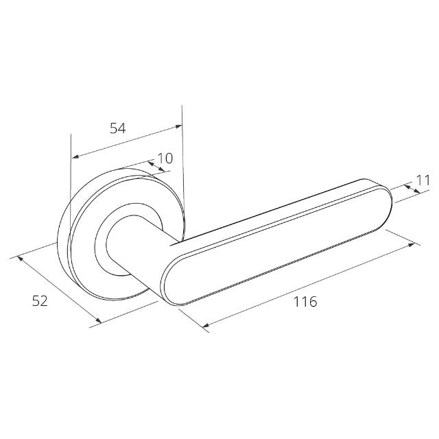 Specsheet Zanda Duke Entrance Set 70mm Key/Turn Brushed Nickel 10094.4.BN - The Blue Space