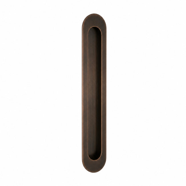 Zanda Duke Flush Pull 250 x 40mm Ember Bronze 5314.EB - The Blue Space