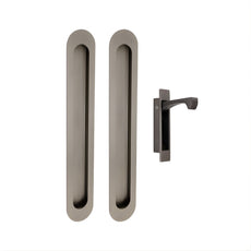 Zanda Duke Flush Pull Kit 250 x 40mm Graphite Nickel 5268.GN - The Blue Space