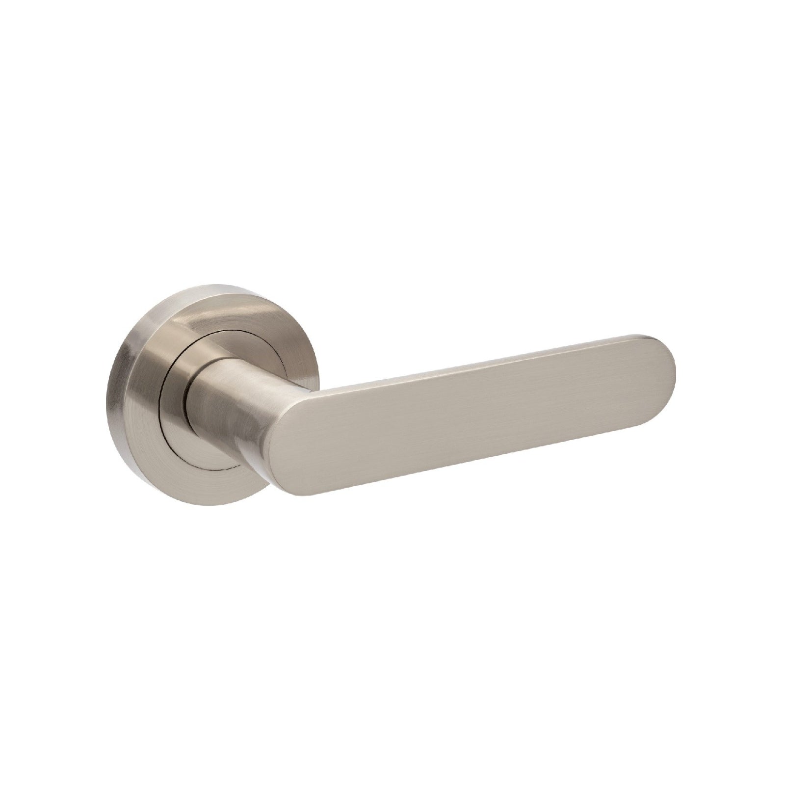 Zanda Duke Passage Door Handle Set Brushed Nickel Online at The