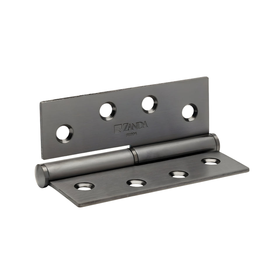 Zanda Lift Off Hinge Graphite Nickel 100 x 75 x 2.5mm