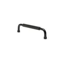 Zanda Nedlands Knurled Pull Handle 128mm Matte Black 16053.BLK - The Blue Space