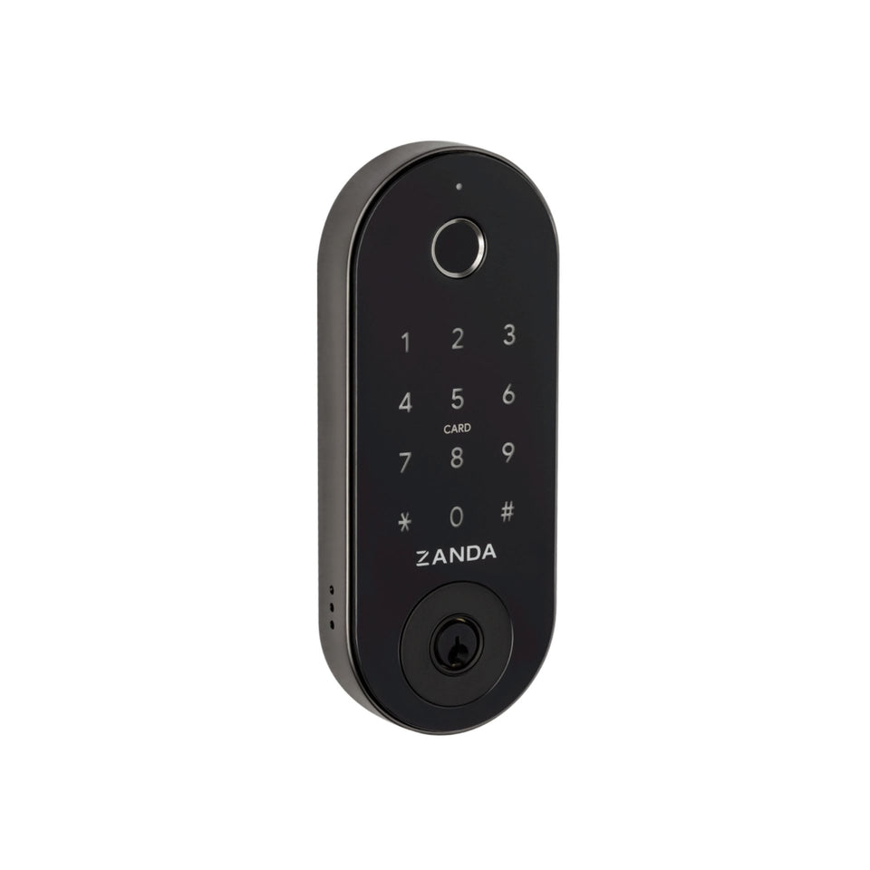 Zanda Stealth Smart Lock Deadbolt Matte Black