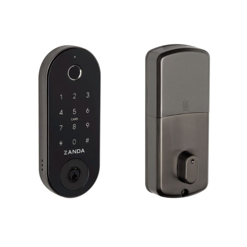 Zanda Stealth Smart Lock Deadbolt Matte Black