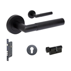 zanda-vertex-60mm-entrance-single-cylinder-key-turn-lever-set-matte-black-10034.2.BLK-the-blue-space