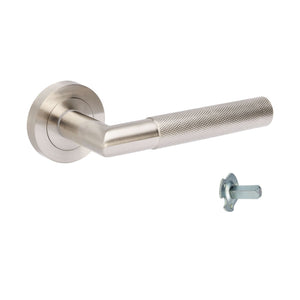 Zanda Vertex Dummy Lever Set Brushed Nickel
