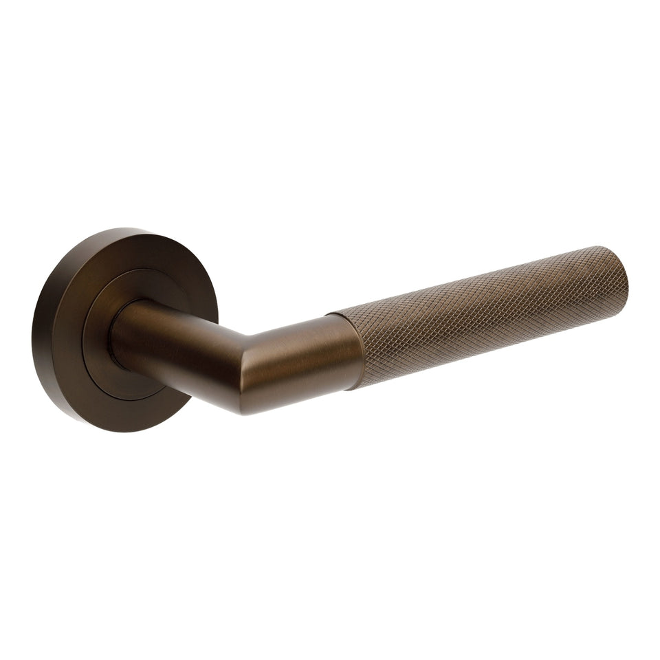 Zanda Vertex Passage Lever Set Ember Bronze