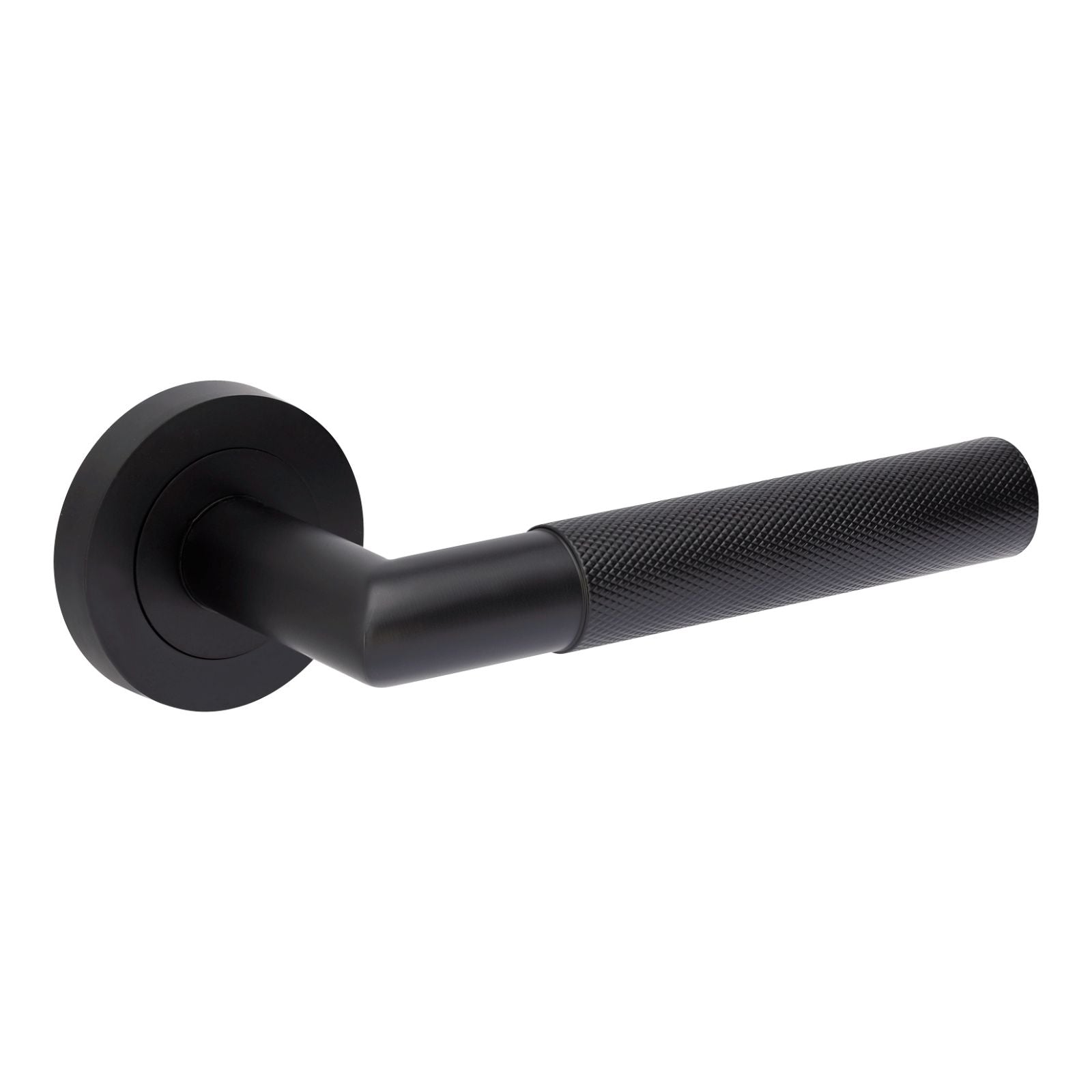 Looks Zanda Vertex Passage Lever Set Matte Black 10031.BLK - The Blue Space
