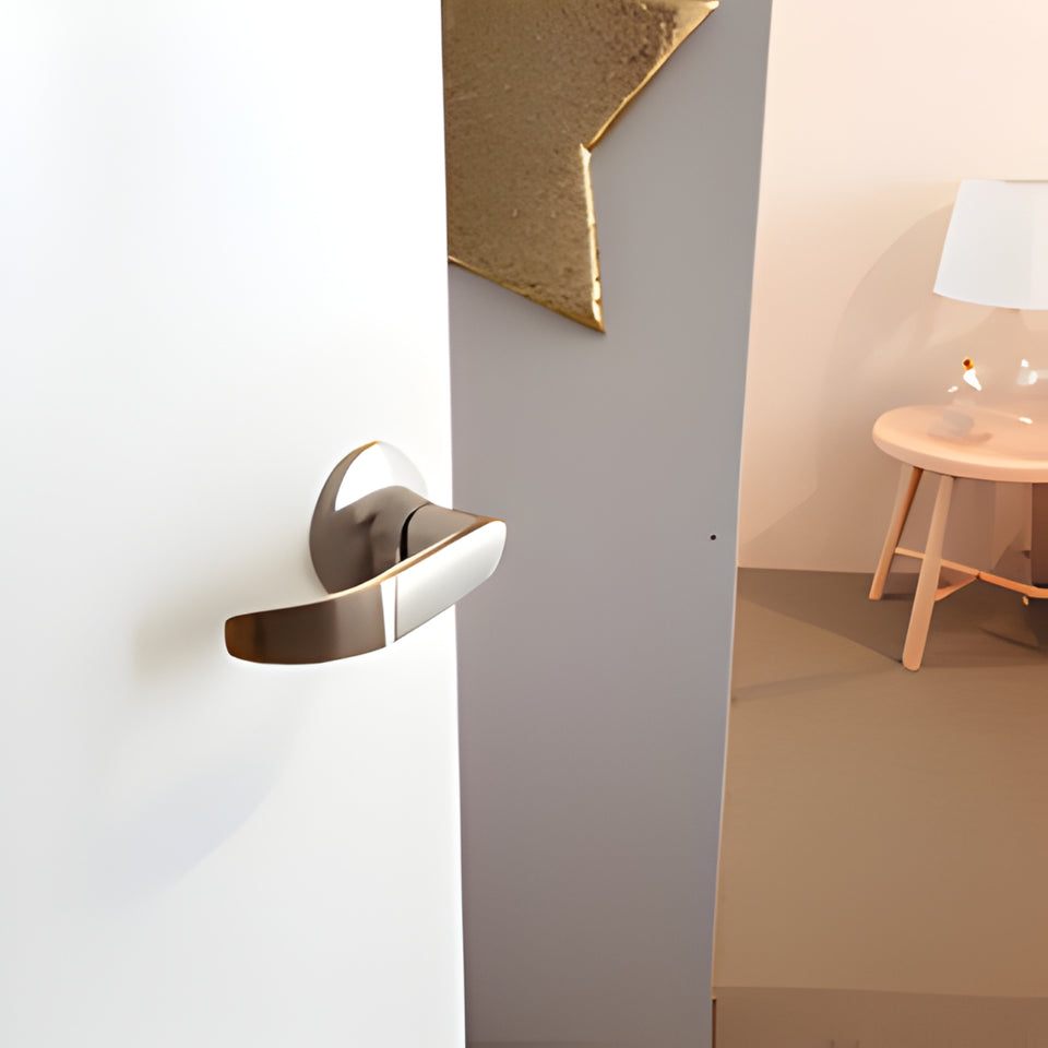 Zanda Zenith Key in Handle Entrance Set Brushed Nickel