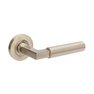 Zanda Zurich Fluted Lever Set Only Brushed Nickel