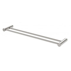 Phoenix Vivid Slimline Double Towel Rail - Brushed Nickel