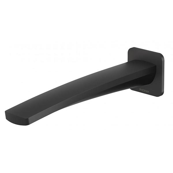 Phoenix Mekko Wall Basin/Bath Outlet 200mm Matte Black