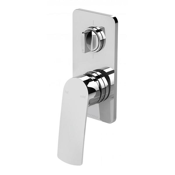 Phoenix Mekko Shower/Bath Diverter Mixer - Chrome Online at The Blue Space