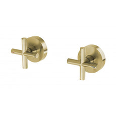 Phoenix Vivid Slimline Plus Wall Top Assemblies - Brushed Gold online at The Blue Space