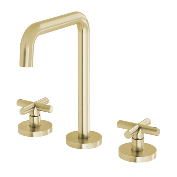 Phoenix Vivid Slimline Plus Basin Set - Brushed Gold online at The Blue Space