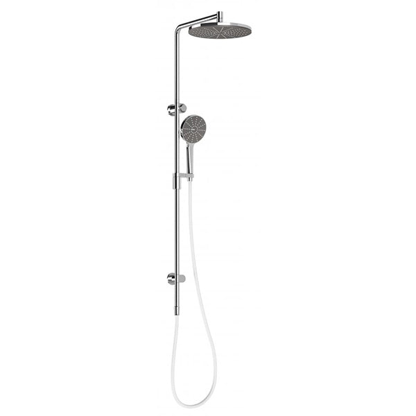Phoenix NX Vive Twin Shower - Chrome/White - The Blue Space
