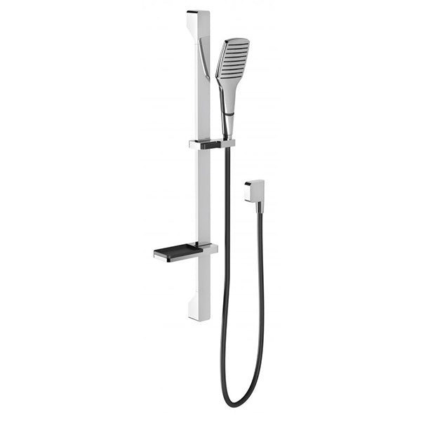 Phoenix NX Cape Rail Shower - Chrome/Black - The Blue Space