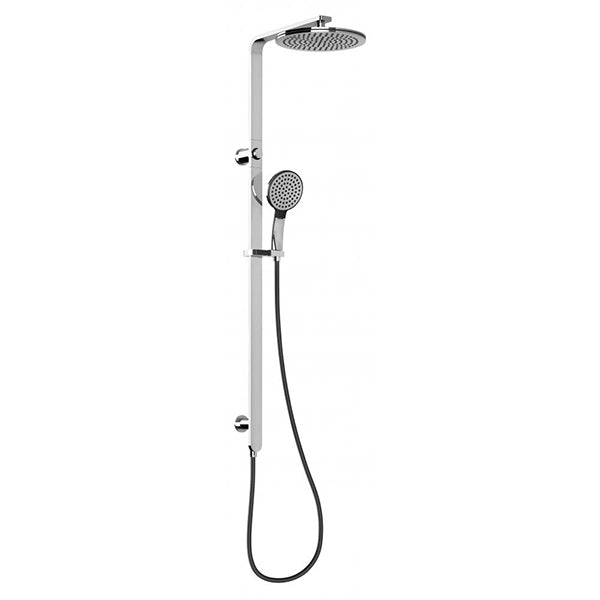 Phoenix NX Quil Twin Shower - Chrome/Black - The Blue Space