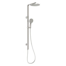 Phoenix NX Quil Twin Shower - Brushed Nickel Online at The Blue Space