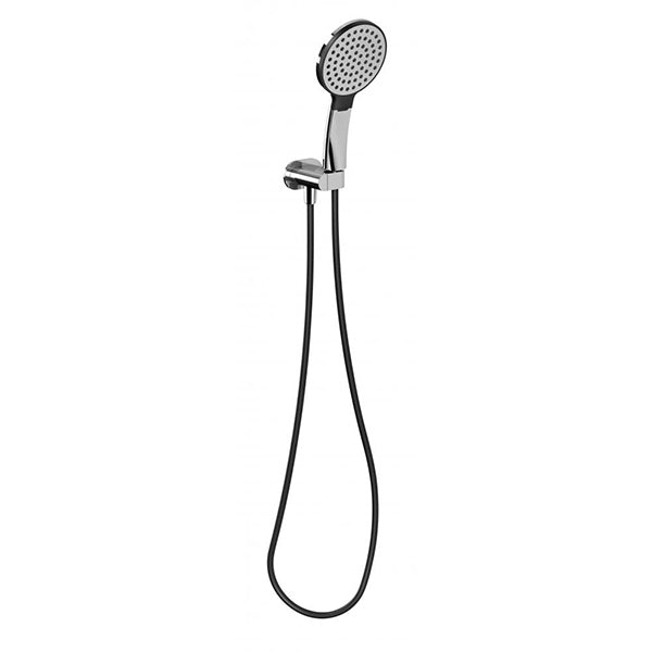 Phoenix NX Quil Hand Shower - Chrome/Black - The Blue Space