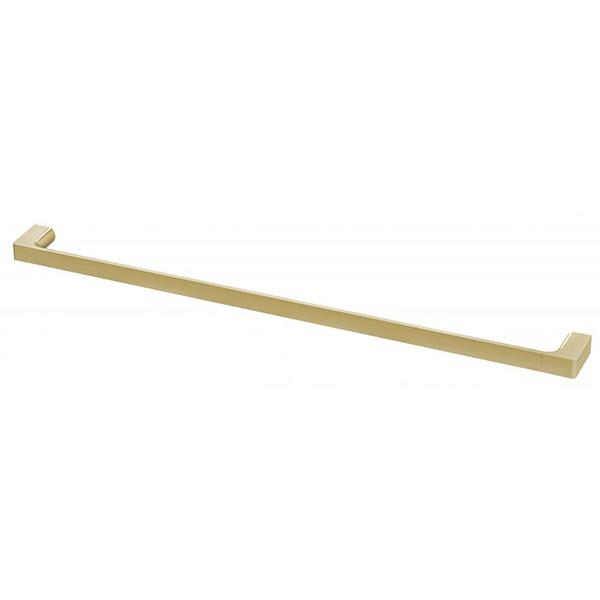 Phoenix Gloss Single Towel Rail - Brushed Gold