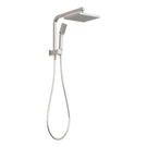 Phoenix Lexi Compact Twin Shower - Brushed Nickel Online at the Blue Space